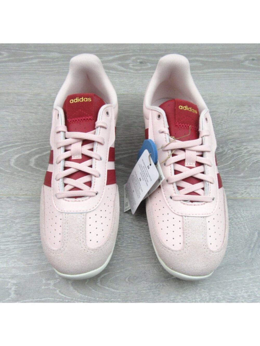Adidas Barreda Lo Shoes Womens Size 7 Sandy Pink Team Victory Red NEW - Picture 6 of 16
